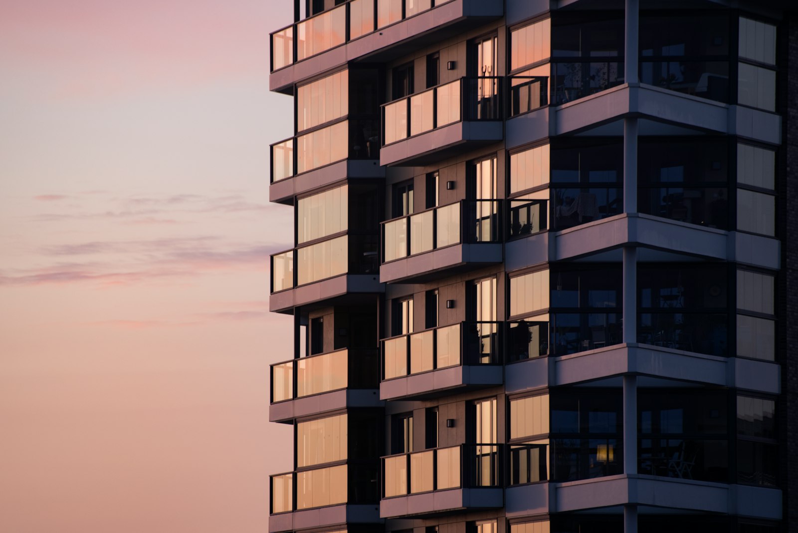 White modern office building